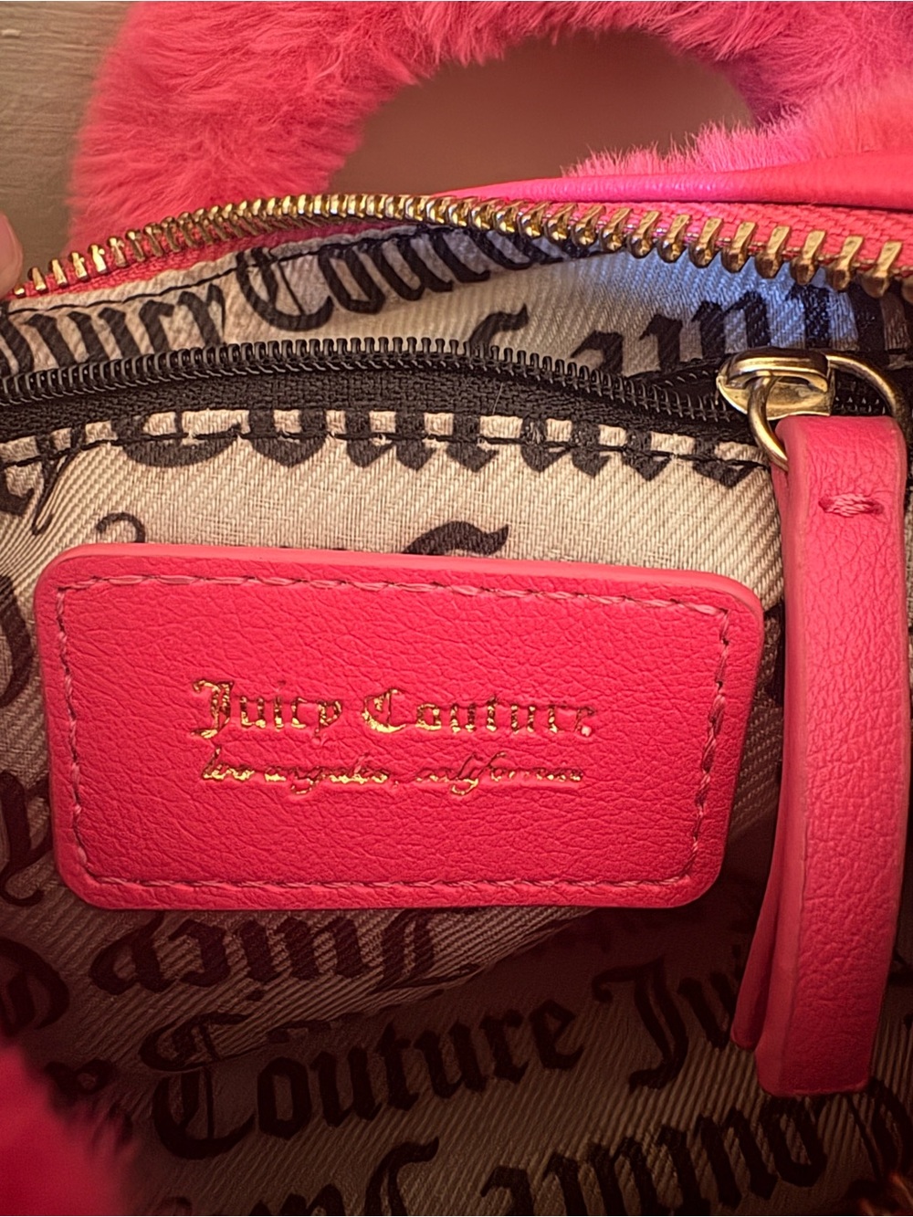 Fluffy Crossbody Bag Lets Get Cozy Crossbody Bag by Juicy Couture - Picture 3 of 3